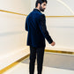 Sapphire Hand-Embellished Tuxedo
