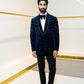 Sapphire Hand-Embellished Tuxedo