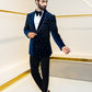 Sapphire Hand-Embellished Tuxedo