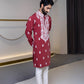 Rust Hand Embroidered Kurta Set